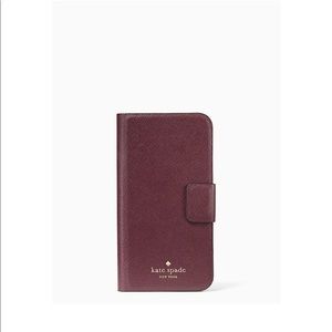 Kate Spade New York Leather Wrap Folio case